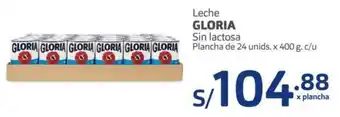 Makro Leche Gloria Sin Lactosa 24 Unids x 400g c/u oferta