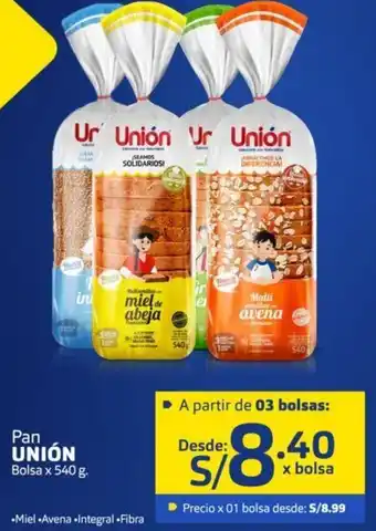 Makro Pan Unión 540g oferta