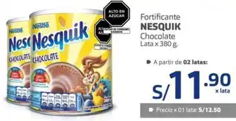 Makro Fortificante Nesquik Chocolate 380g oferta