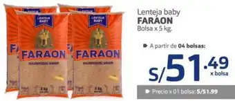 Makro Lenteja Baby Faraon 5kg oferta