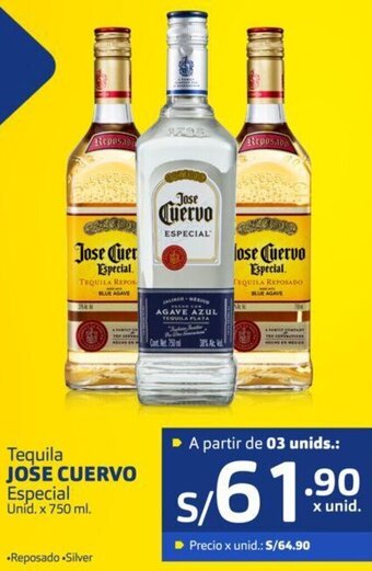 Makro Tequila Jose Cuervo Especial 750ml oferta