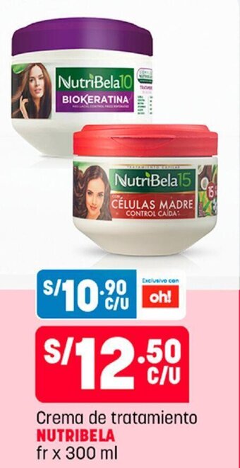 Plaza Vea Crema de Tratamiento Nutribela 300ml oferta