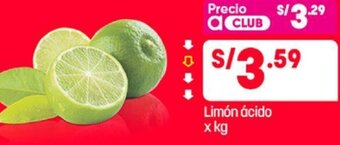 Plaza Vea Limón Ácido oferta