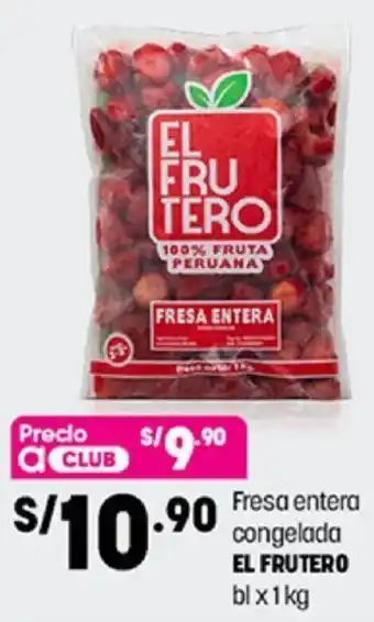 Plaza Vea Fresca Entera Congelada El Frutero 1kg oferta
