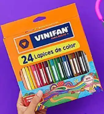 Plaza Vea Colores Triangulares Largos 24 Unid Vinifan oferta