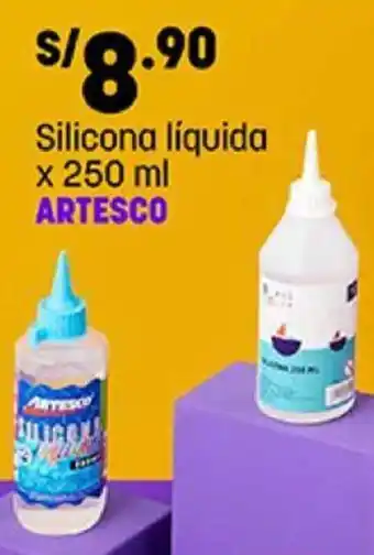 Plaza Vea Silicona Líquido 250ml Artesco oferta