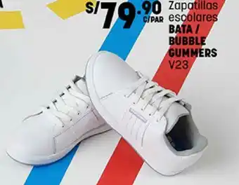 Plaza Vea Zapatillas Escolares Bata/ Bubble Gummers V23 oferta