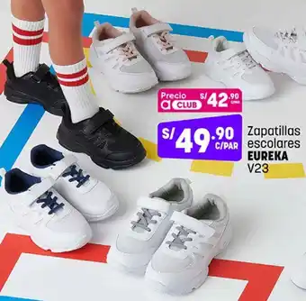 Plaza Vea Zapatillas Escolares Eureka V23 oferta