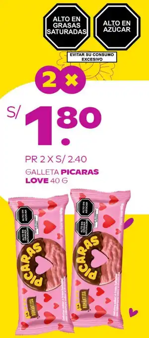 Tambo Galleta Picaras Love 40g oferta