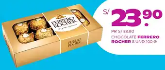 Tambo Chocolate Ferrero Rocher 8und 100g oferta