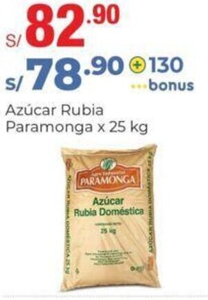 Metro Azúcar Rubia Paramonga 25kg oferta