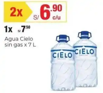 Metro Agua Cielo sin Gas 2x7L oferta