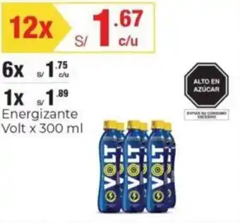 Metro Energizante Volt 12 x 300ml oferta