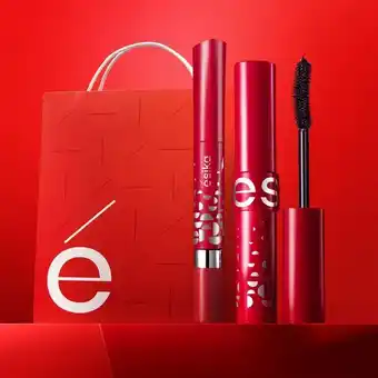 Ésika Set edición especial máscara mega full size + labial colorfix duo tattoo oferta