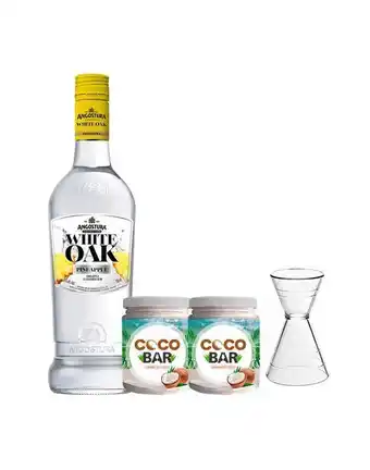 Sumon Licores Ron angostura white oak piña 750ml crema de coco oferta