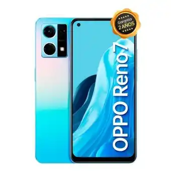Hiraoka Celular libre oppo reno7 6.43" 128gb 6gb ram azul aurora oferta