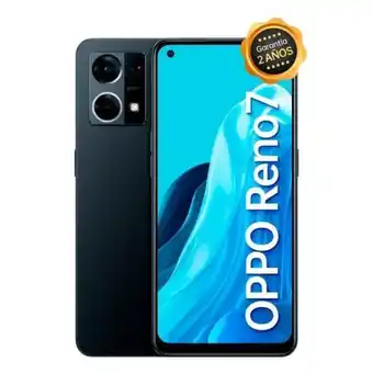 Hiraoka Celular libre oppo reno7 6.43" 128gb 6gb ram negro cósmico oferta