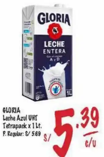 MaxiAhorro Gloria Leche Azul UHT Tetrapack 1L oferta