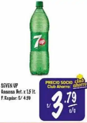 Seven Up Gaseosa 1,5L