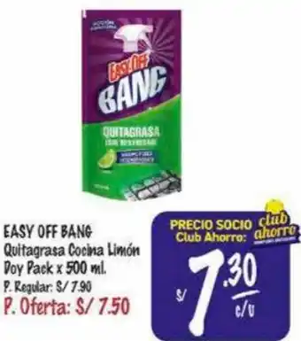 Easy Off Bang Quitagrasa Cocina Limón Doy Pack 500ml