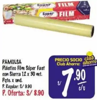 MaxiAhorro Pamolsa Plástico Film Súper Fast con Sierra 12 x 30mt oferta