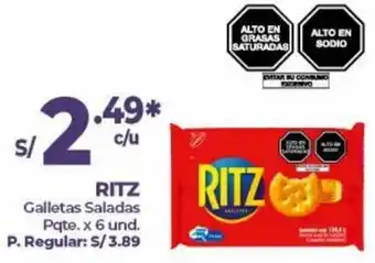 MaxiAhorro Ritz Galletas Saladas 6und oferta