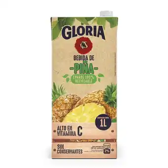 Tottus Bebida de piña gloria 1 l oferta