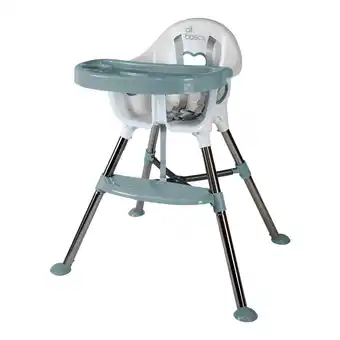 Tottus Silla de comer 3 en 1 gris oferta