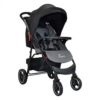 Tottus Coche paseador deluxe gris oferta