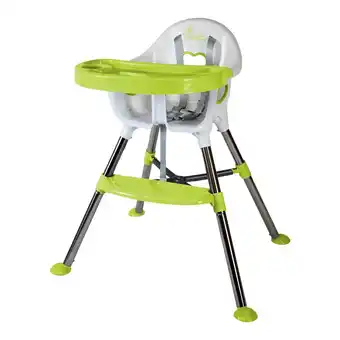 Tottus Silla de comer 3 en 1 verde oferta