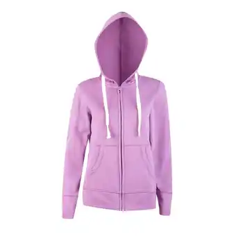 Tottus Polera franela full zipper mujer m lila oferta