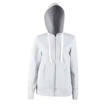 Tottus Polera franela full zipper mujer m gris oferta