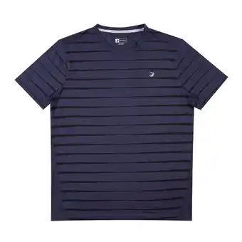 Tottus Polo full print hombre xl azul marino oferta