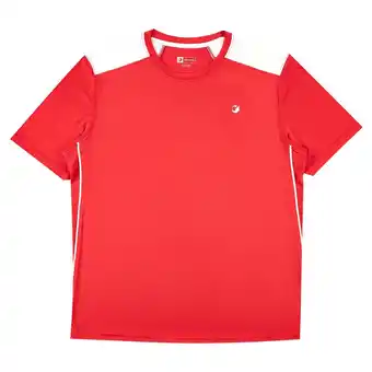 Tottus Polo hombro manga corta hombre m rojo oferta