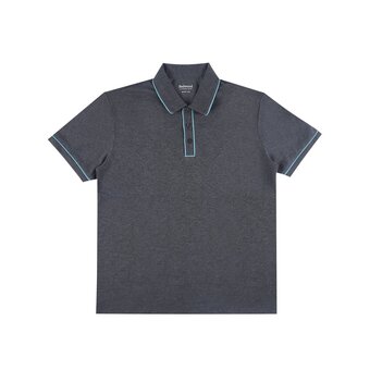 Tottus Polo pique contraste hombre m gris oferta