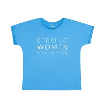Tottus Polo estampado mujer xl azufre oferta