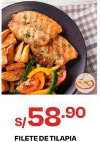 Wong Filete de Tilapia oferta