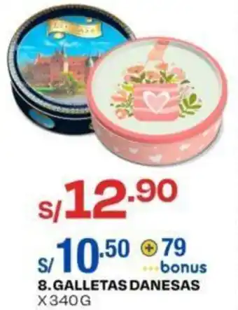 Wong Galletas Danesas 340g oferta