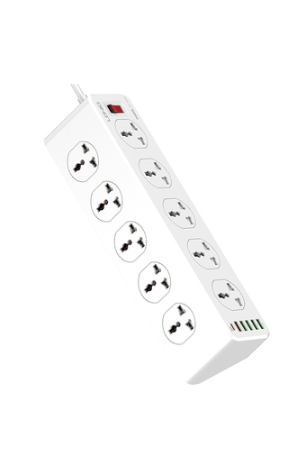 Tiendas EFE Supresor de picos 10 tomas 6 usb ldnio oferta
