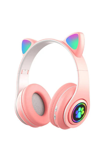 Tiendas EFE Audífonos over ear inalámbricos kawaii rosa oferta