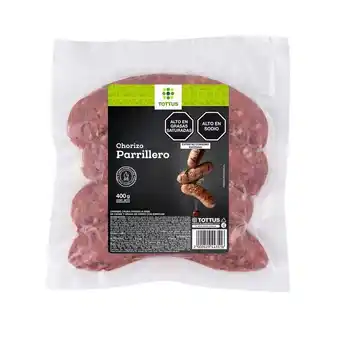Tottus Chorizo parrillero artesanal tottus 400 g - envase 400 g oferta