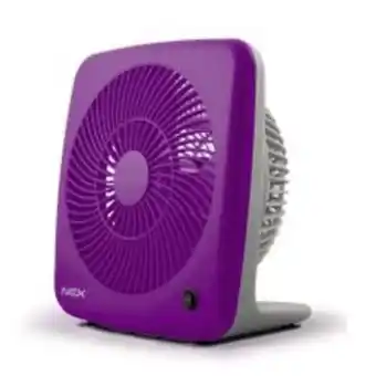 Metro Nex ventilador box 18 cm morado oferta