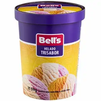 Vivanda Helado bell's trisabor pote 1l oferta