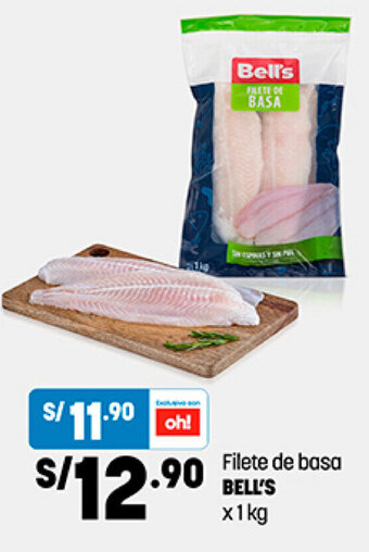 Plaza Vea Filete de Basa Bell's 1kg oferta