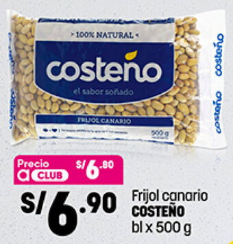 Plaza Vea Frijol Canario Costeño 500g oferta