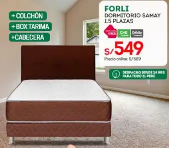 Tottus Forli Dormitorio Samay 1,3 Plaza oferta