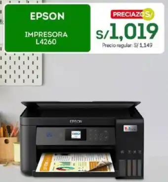Tottus Epson Impresora L4260 oferta