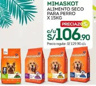 Tottus Mimaskot Alimento Seco para Perro 15kg oferta