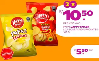 Tambo Papas Jappy Snack 160g oferta