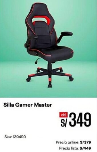 Promart Silla Gamer Master oferta